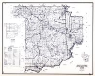 Sauk County, Wisconsin State Atlas 1956 Highway Maps